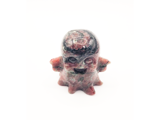 Red Ghost Ocean Jasper Crystal Carving