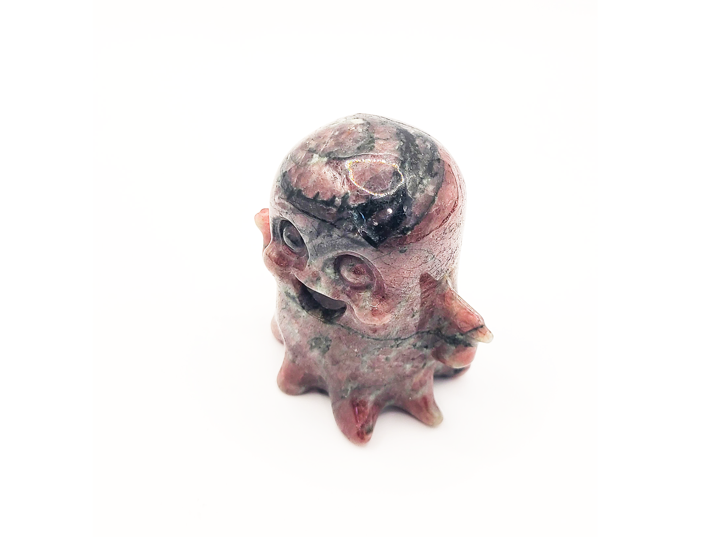 Red Ghost Ocean Jasper Crystal Carving