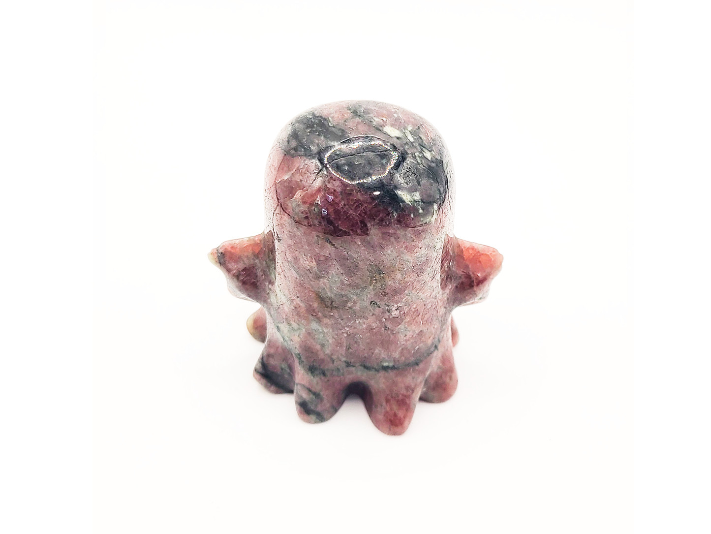 Red Ghost Ocean Jasper Crystal Carving