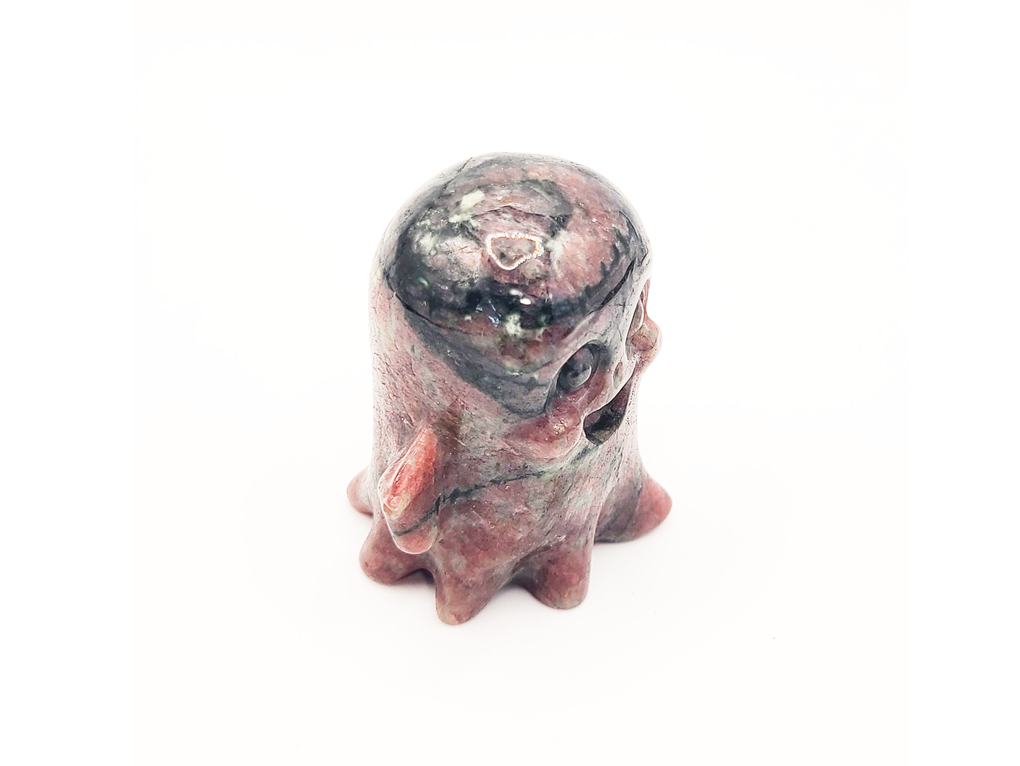 Red Ghost Ocean Jasper Crystal Carving