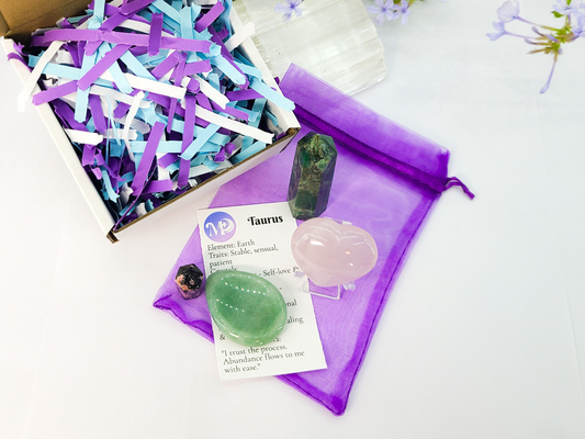 Taurus Zodiac Crystal Set
