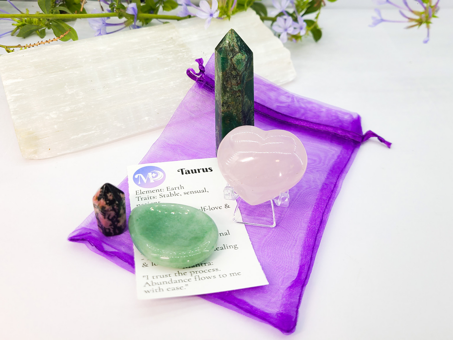 Taurus Zodiac Crystal Set