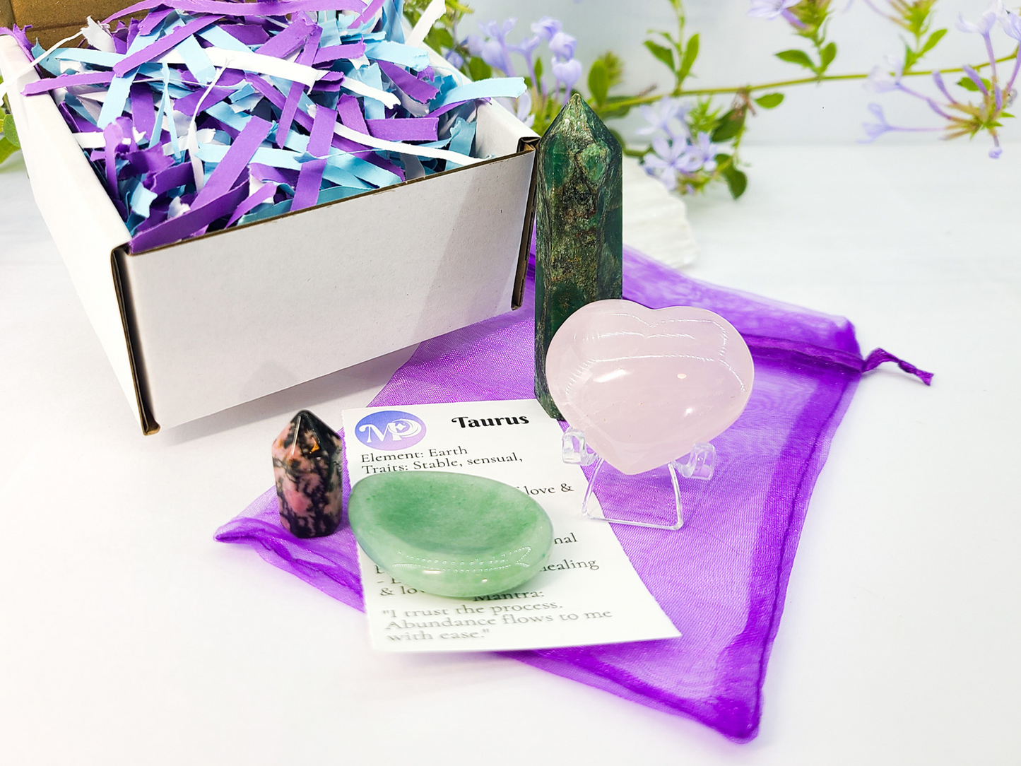 Taurus Zodiac Crystal Set